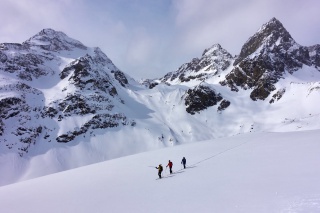 Piz Buin Silvretta Durchquerung Bergführer Skitour Piz Buin Silvretta Durchquerung Bergführer Skitour